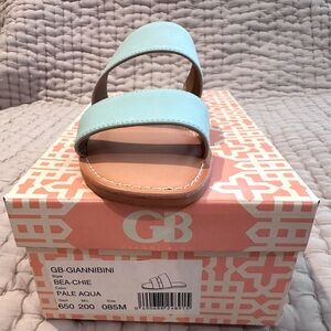 Gianni Bini Pale Aqua Sandals (NEW)